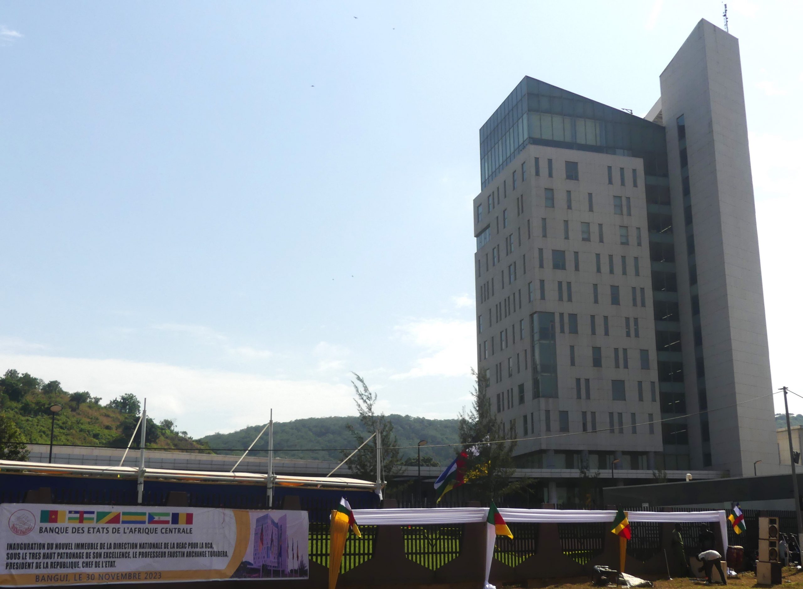 Centrafrique : la BEAC inaugure son nouveau bureau à Bangui