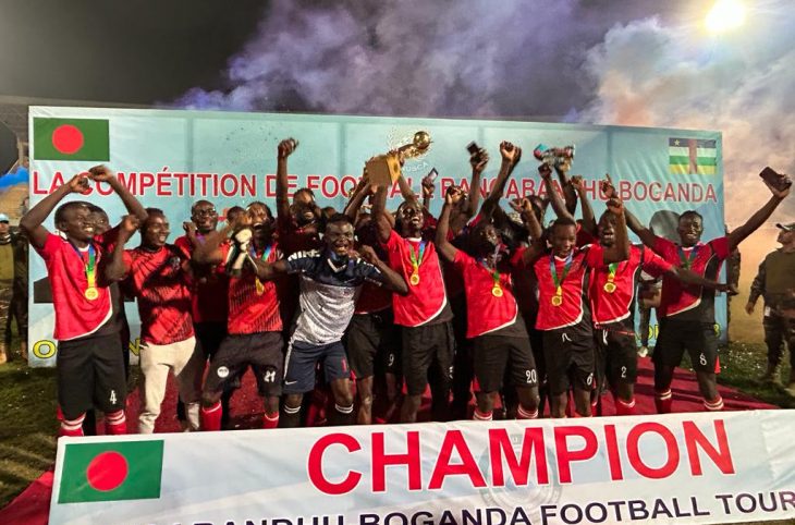 Coupe de la coopération: l’AS Tempête Mocaf de Bangui sacré champion face au SCAF