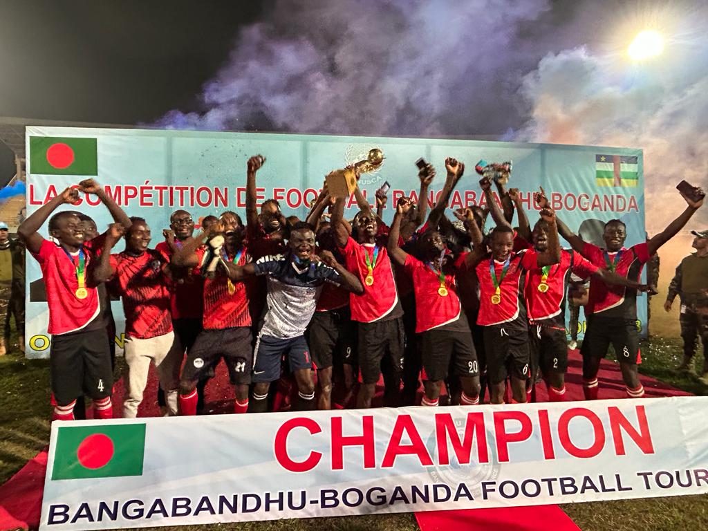 Coupe de la coopération: l’AS Tempête Mocaf de Bangui sacré champion face au SCAF