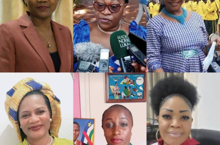 Centrafrique : focus sur les 6 femmes ministres du nouveau gouvernement Moloua