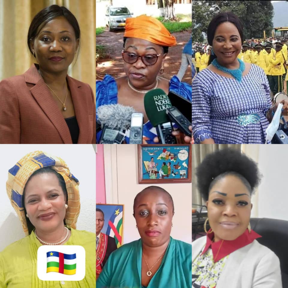 Centrafrique : focus sur les 6 femmes ministres du nouveau gouvernement Moloua