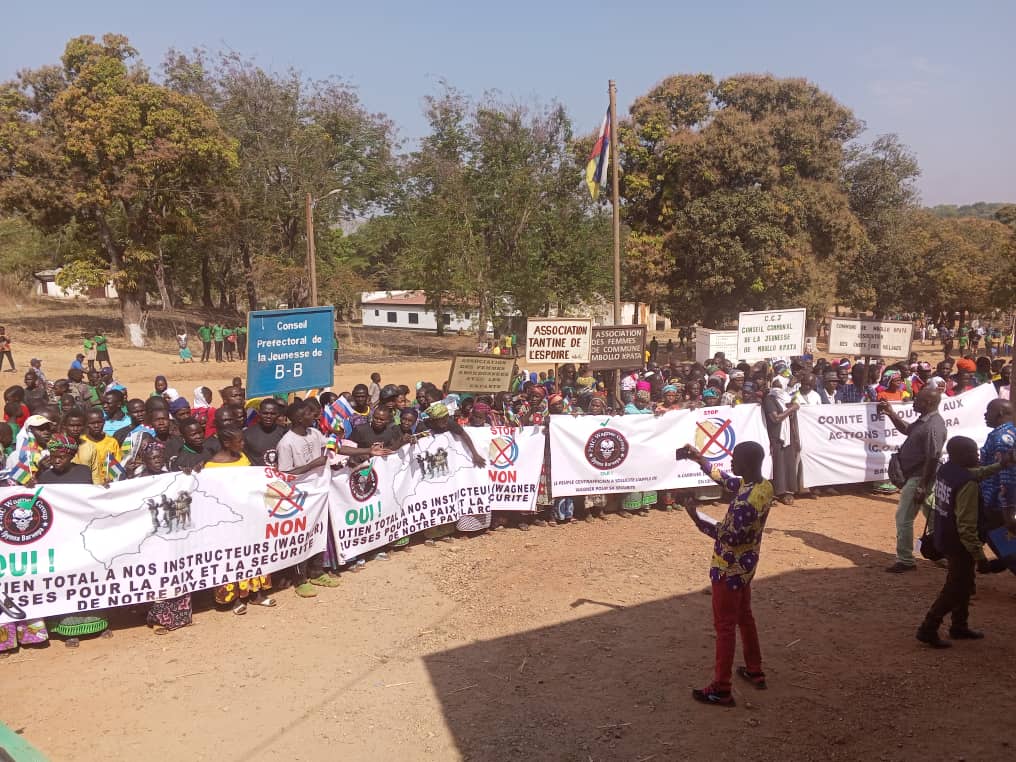 Centrafrique : manifestation à Ndélé contre un présumé projet de retrait des forces russes