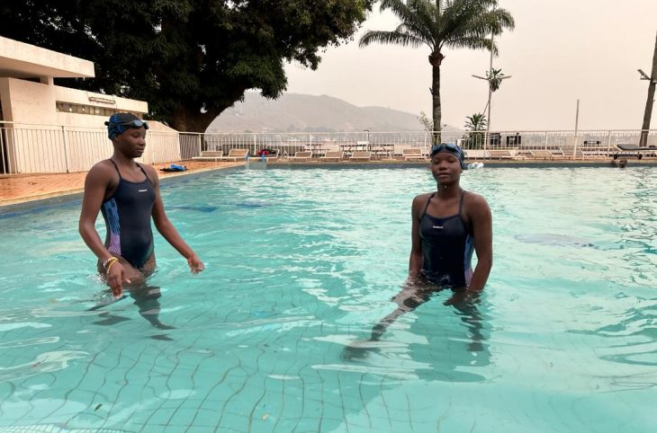 Centrafrique : de jeunes nageurs se préparent à relever le défi de la natation