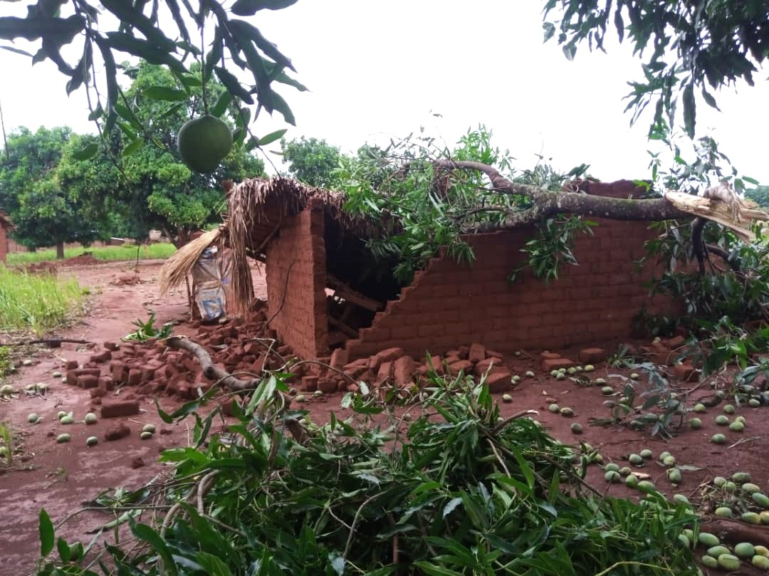 Centrafrique : près de 1000 personnes sans abris à la suite d’une pluie diluvienne dans la Nana-Bakassa