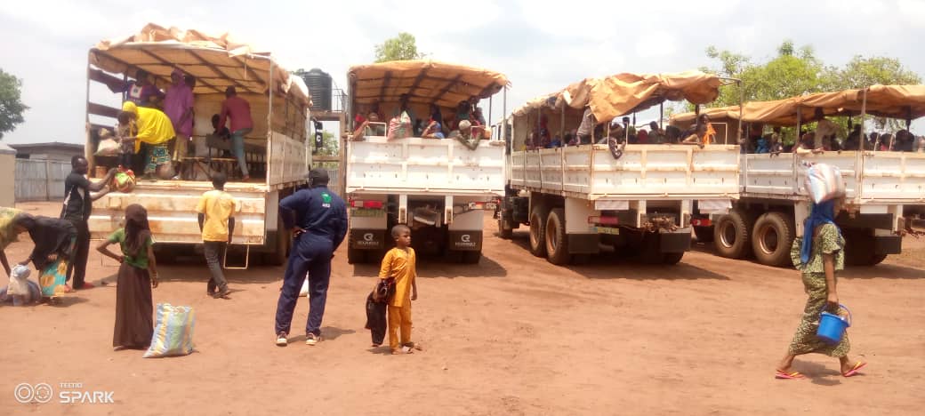 Centrafrique : 250 ex-réfugiés regagnent leur ville natale à Carnot