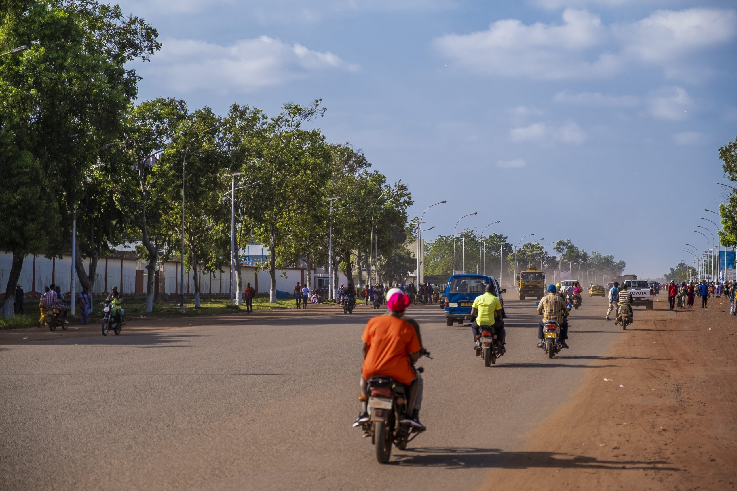 Centrafrique : des dizaines de véhicules en vitres teintées saisies par la police à Bangui