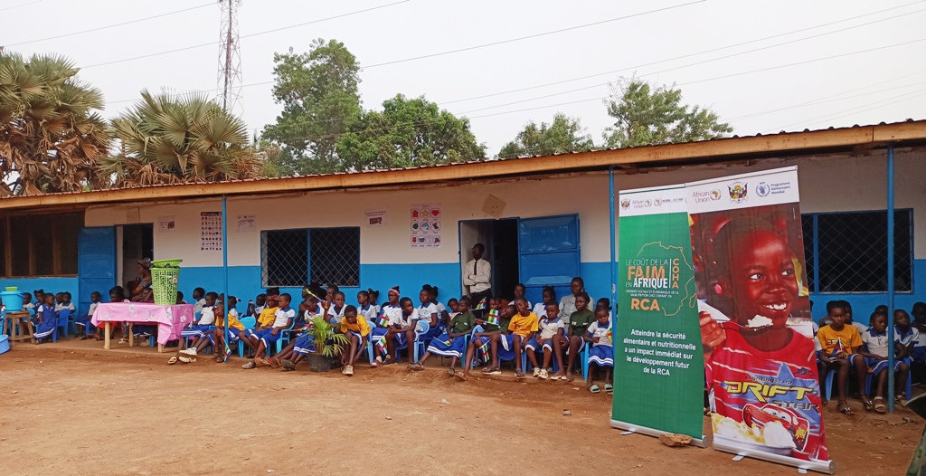 Centrafrique : F.A Touadera relance la cantine scolaire dans les écoles avec un accent sur les produits locaux
