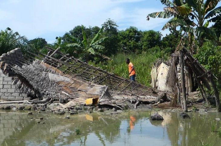 Centrafrique : plusieurs familles frappées par les inondations à Ndangala appellent à l’aide