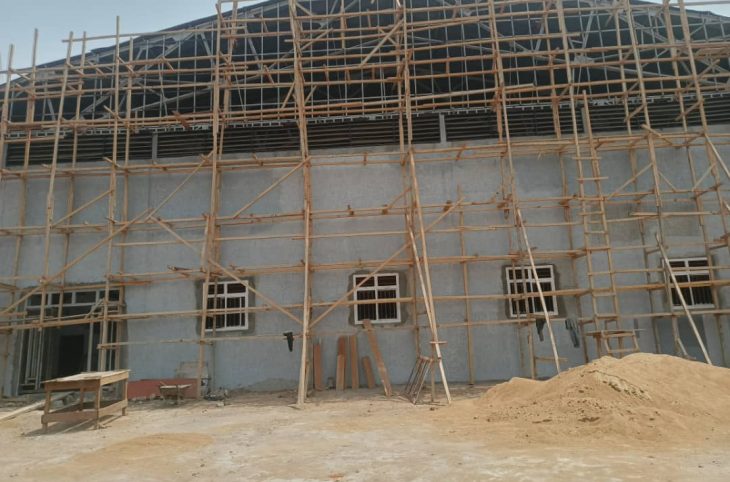 Centrafrique : les travaux du Centre national de Basket-ball Martin Ngoko avancent à grands pas