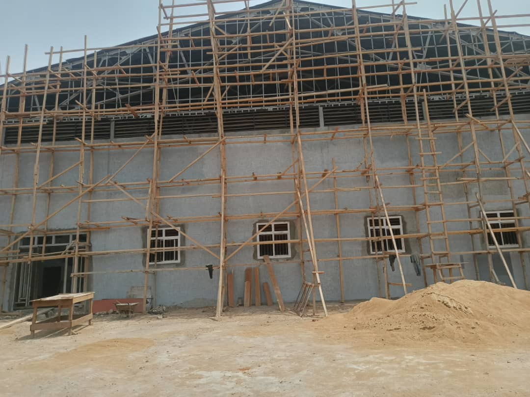 Centrafrique : les travaux du Centre national de Basket-ball Martin Ngoko avancent à grands pas