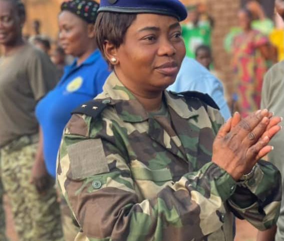 Centrafrique : Léa Yangongo, la première femme Générale depuis la création des FACA