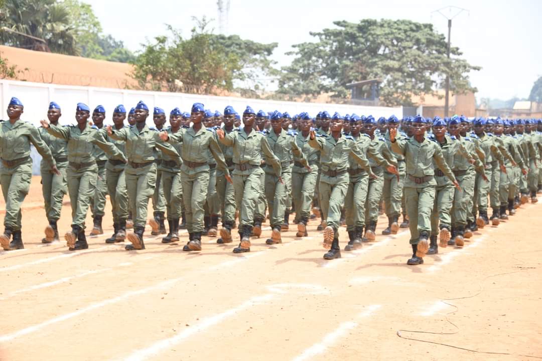 Centrafrique : plus de 800 nouveaux gendarmes intègrent le rang des forces de sécurité