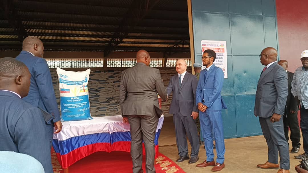 Centrafrique : F.A Touadera réceptionne la première cargaison du blé russe