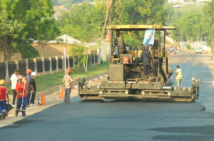Bangui : l’ONM lance les travaux de construction des rues de Bangui en enrobé