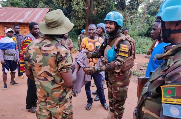 Centrafrique : une présence militaire encourage le retour des habitants de Bambouti