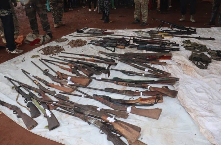 Centrafrique : plus de 200 ex combattants rendent les armes à Kouango
