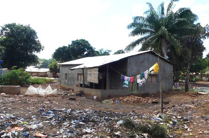 Bangui : le quartier Saïdou, un des quartiers du 2e arrondissement les plus insalubres