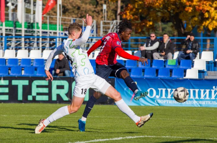 Football : belle performance de l’international centrafricain Moustapha Djimet à FC Minsk en Biélorussie