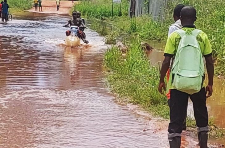 Centrafrique : des dizaines de maisons et des hectares de champs inondés à Nola