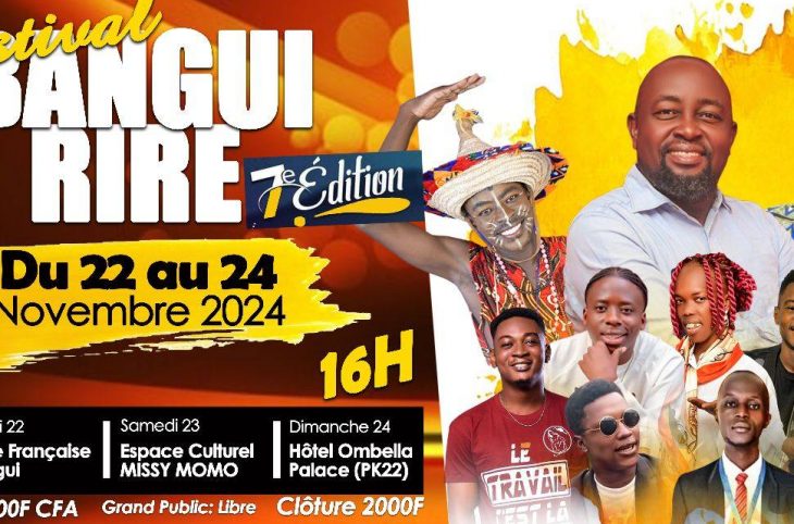 Culture : le festival Bangui Rire ouvre sa 7ème édition