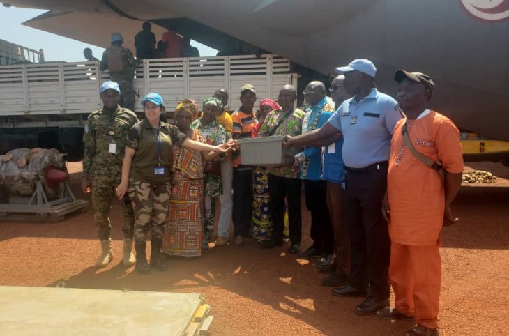 Centrafrique- Elections locales : un premier lot de matériel électoral déployé à Bria