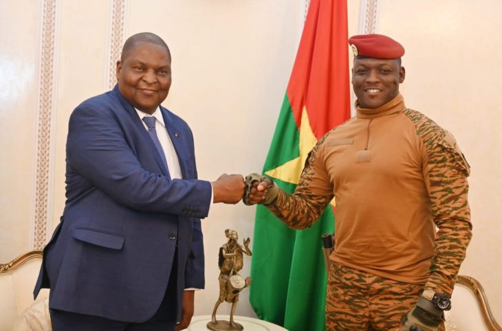 Coopération : le président centrafricain en visite officiel au Burkina Faso