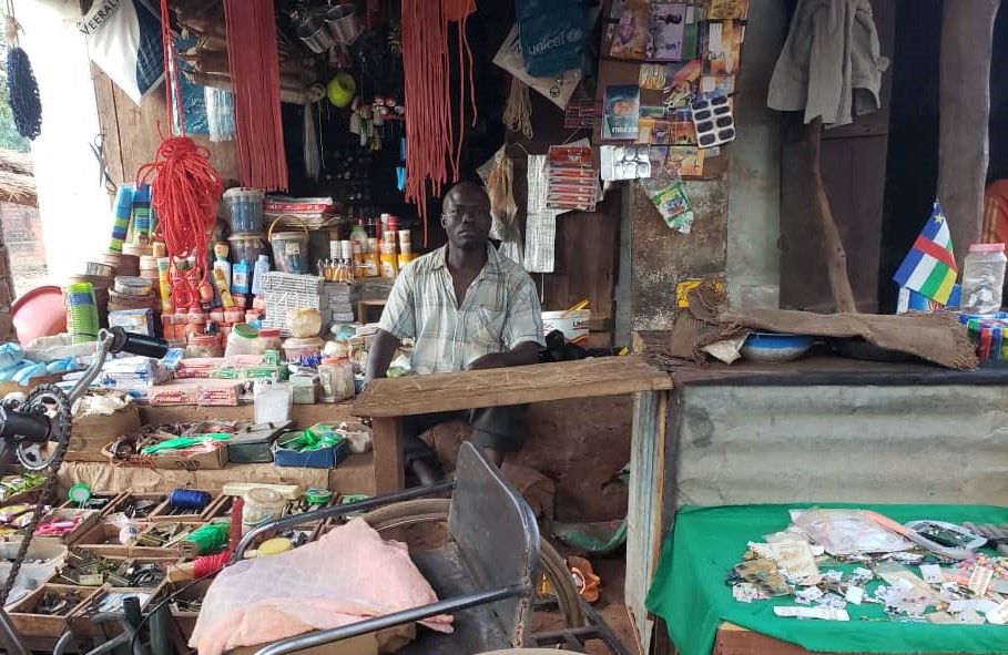 Centrafrique : Marcel Guérénaba, modèle de résilience d’une personne vivant avec handicap à Bria