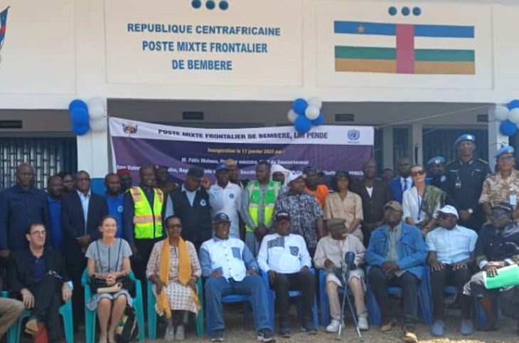 Centrafrique/Tchad : inauguration du 1er poste frontalier mixte de Bembéré