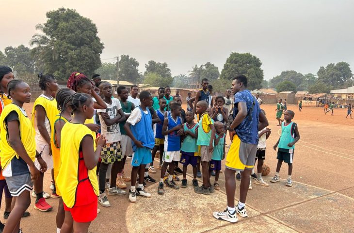 Bangui : un camp de basket-ball en faveur des jeunes du 8ème arrondissement