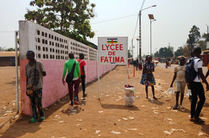 Centrafrique : la devanture du lycée de Fatima désormais dégagée