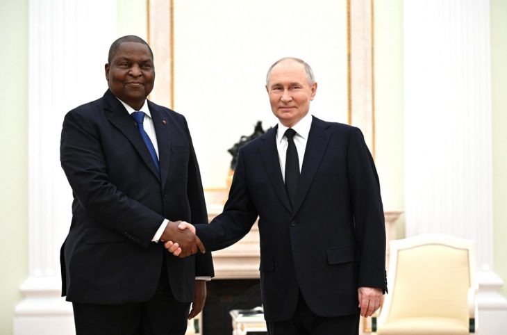 Centrafrique-Russie : tête-à-tête entre Touadéra et Poutine
