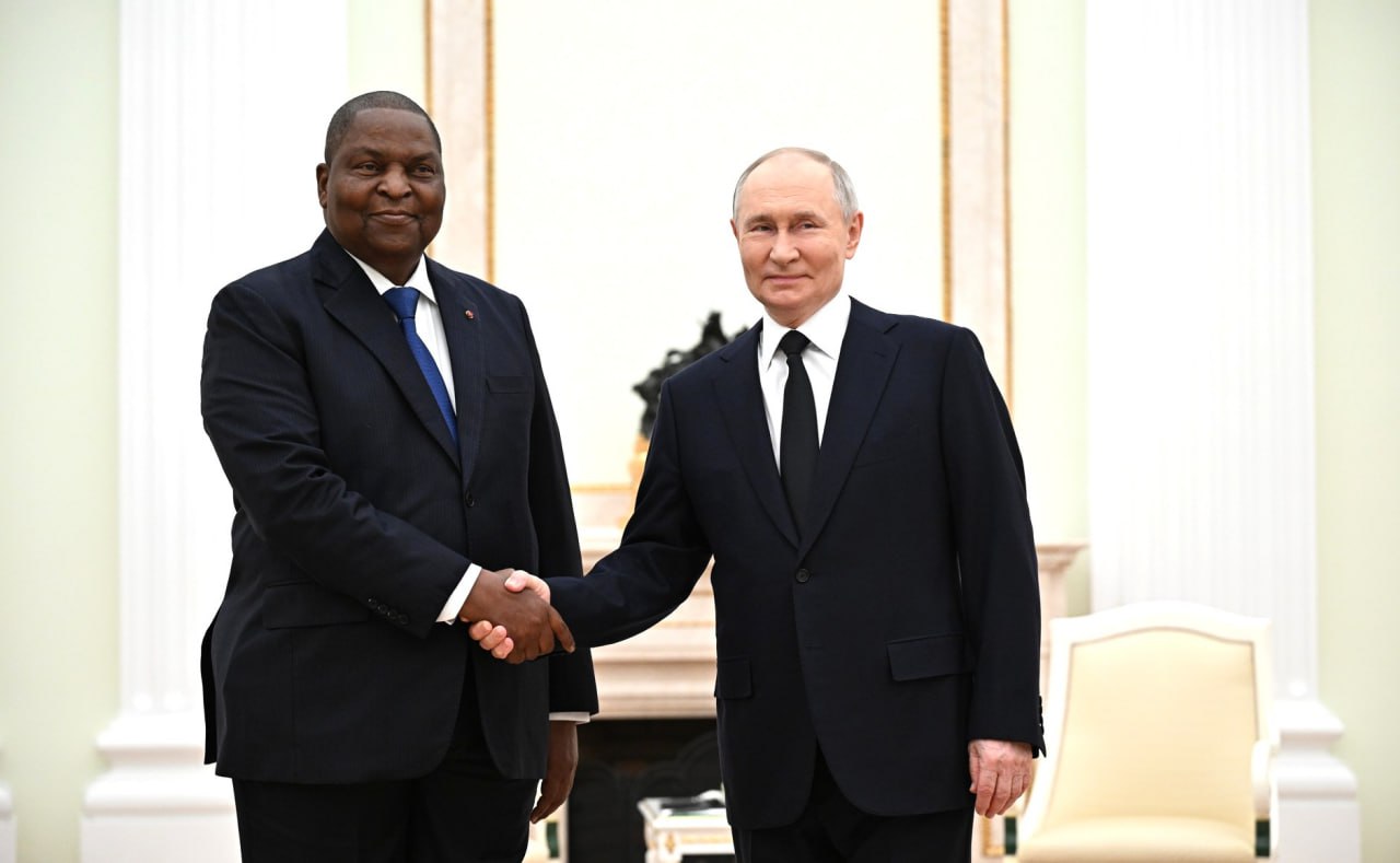 Centrafrique-Russie : tête-à-tête entre Touadéra et Poutine
