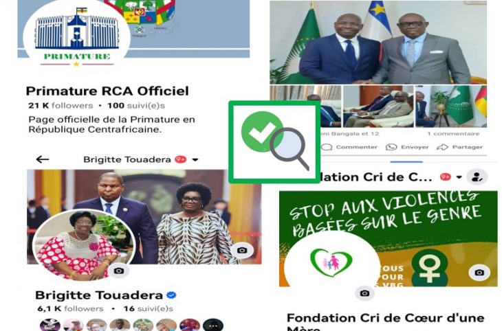 Attention aux faux comptes Facebook des personnalités politiques en Centrafrique