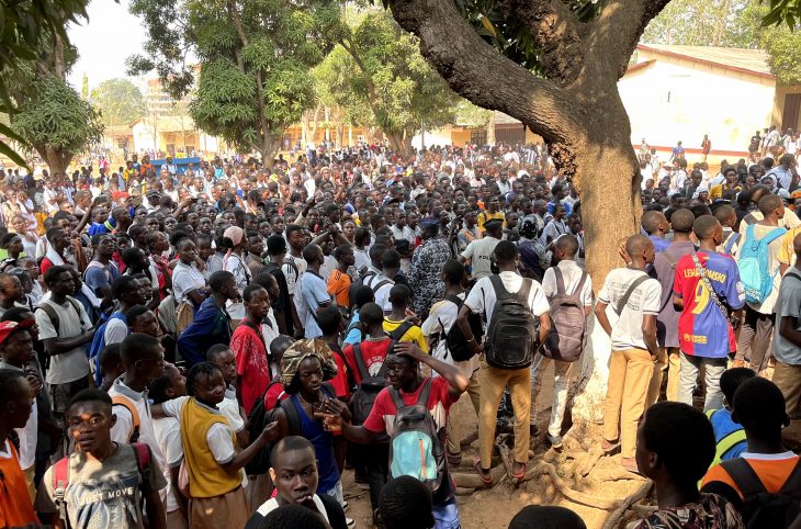 Des élèves du lycée technique de Bangui remontés contre leurs responsables