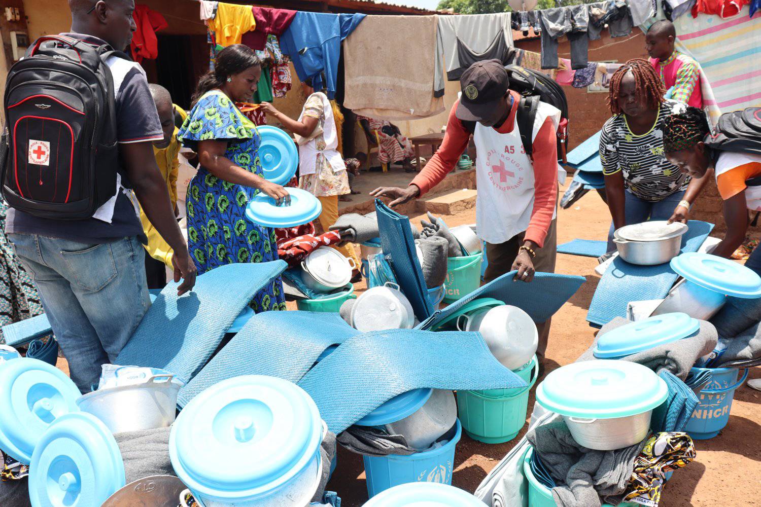 Bangui : après de fortes pluies, le gouvernement soutient les sinistrés