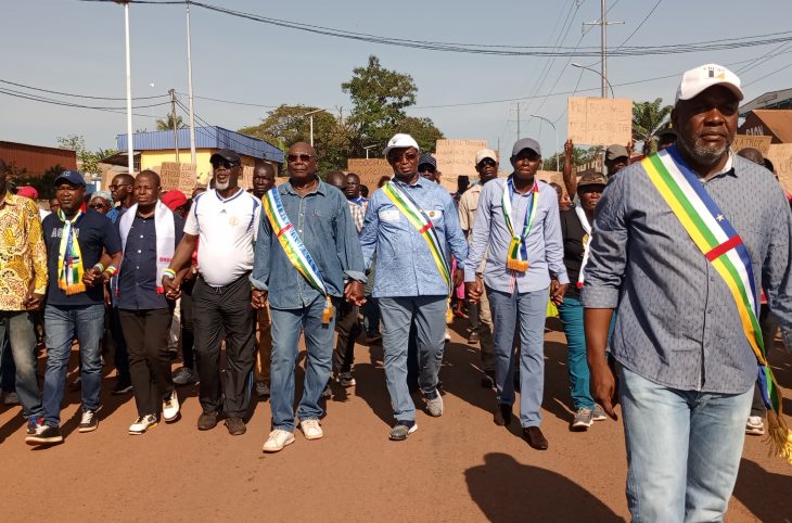 Centrafrique : le BRDC a manifesté pour s’opposer au 3ème mandat de Touadéra