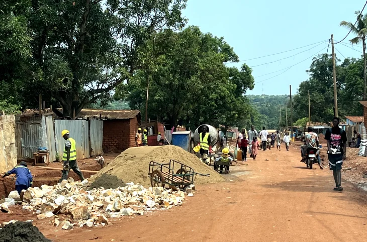 Bangui : les riverains de la route de Carrière déplorent la qualité des travaux