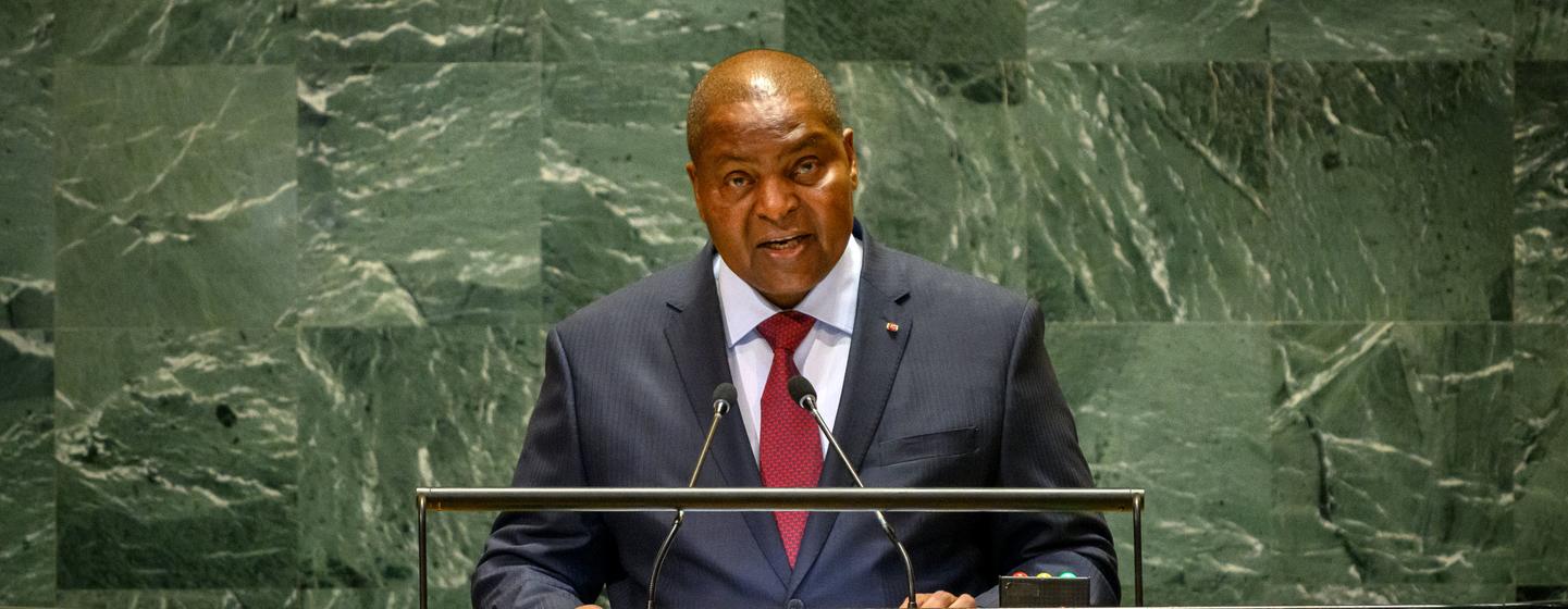 Le président centrafricain plaide pour renforcer la diplomatie préventive de l’ONU