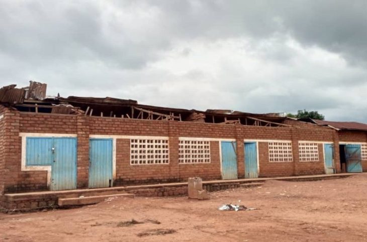 Bria : des personnes blessées et des maisons écroulées après une forte pluie