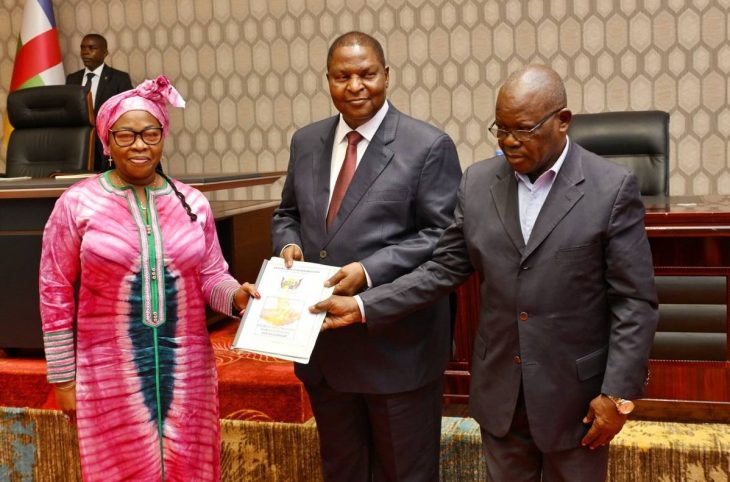 Centrafrique : le nouveau pacte social et de relance économique remis au chef de l’Etat