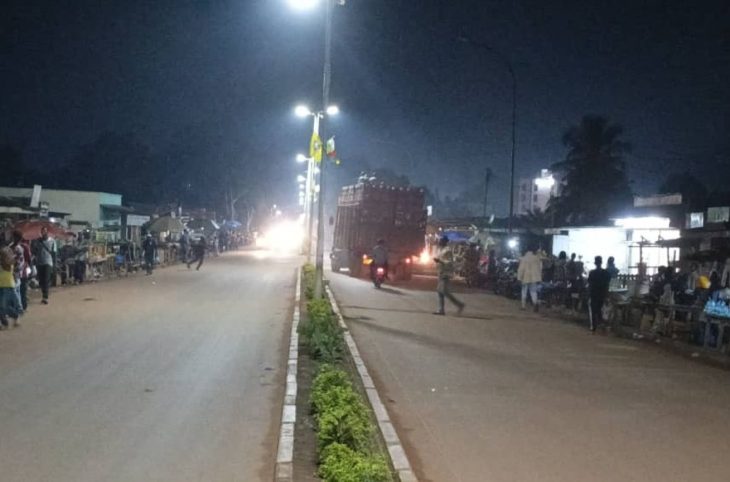 Bangui : des lampadaires solaires défectueux quelques mois après leur installation