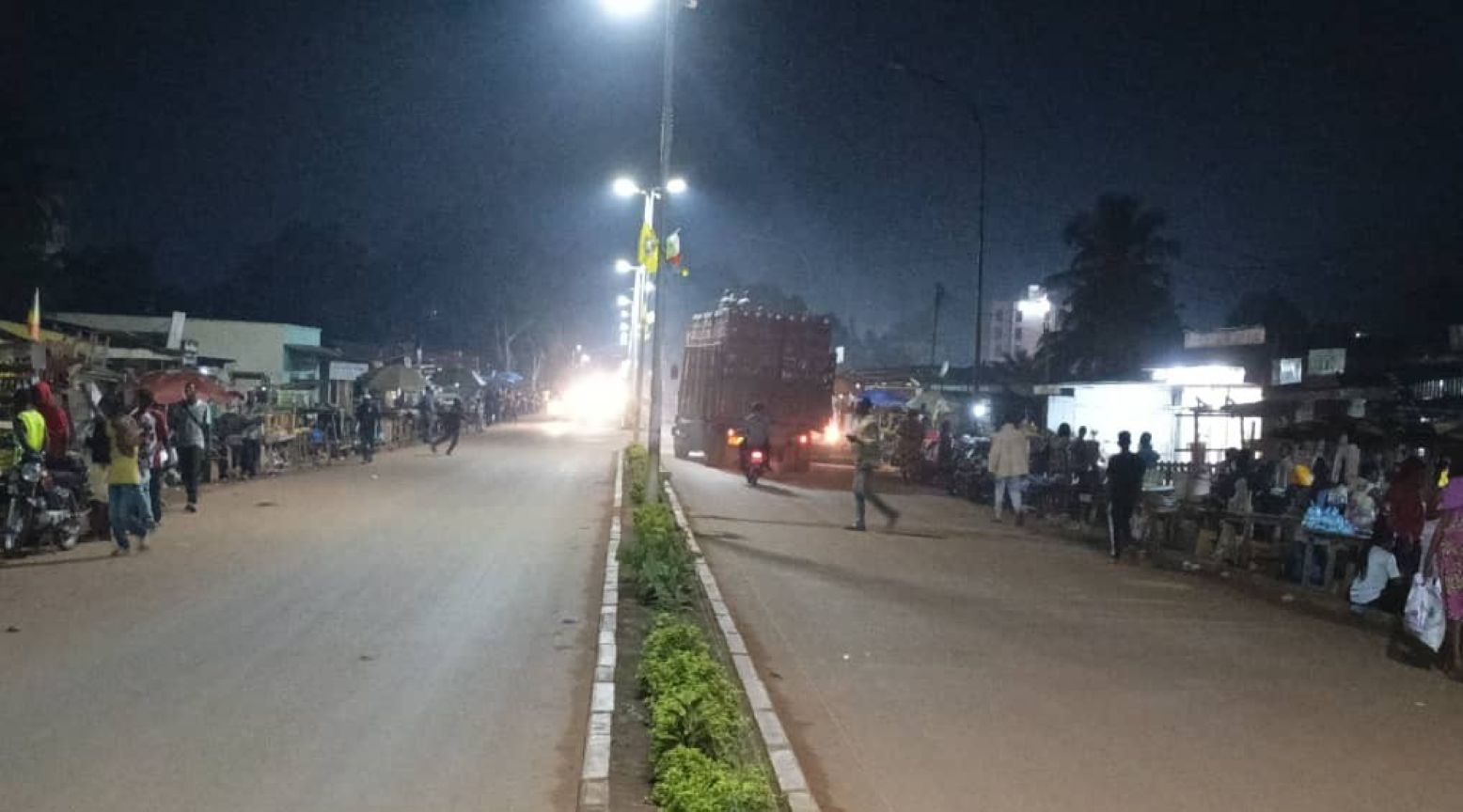 Bangui : des lampadaires solaires défectueux quelques mois après leur installation