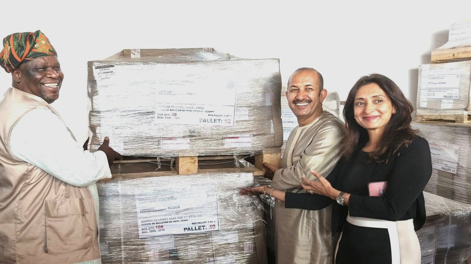 Elections 2025 : arrivée à Bangui des bulletins de vote et fiches de procès-verbaux