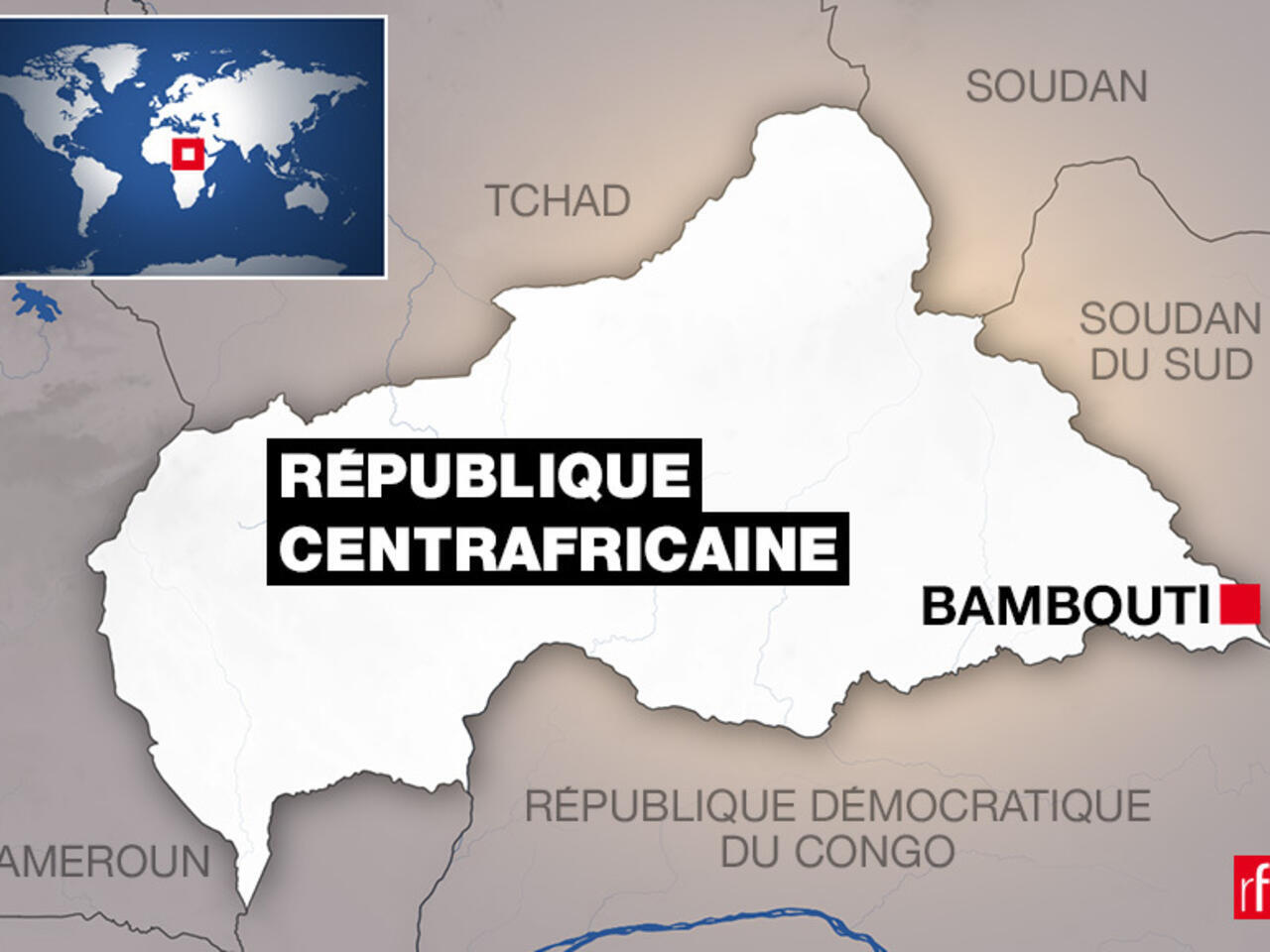 Bambouti calme après une offensive des alliés russes des FACA