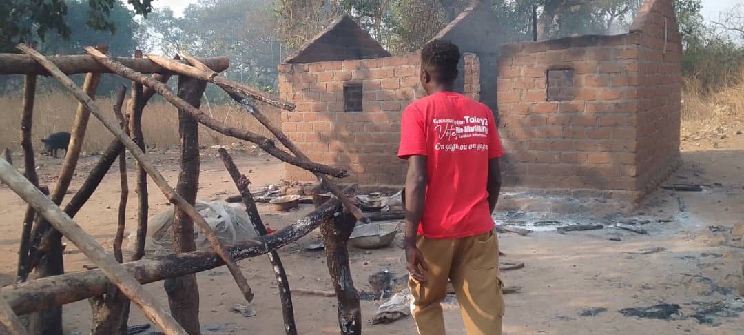 Centrafrique : une dizaine de maisons détruites par un incendie près de Bozoum
