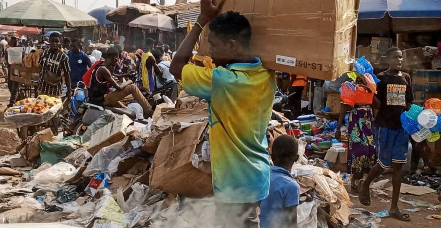 Bangui : une fois de plus le marché de KM5 renoue avec l’insalubrité
