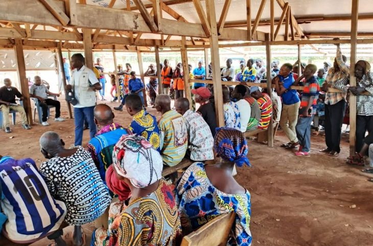 Société : des réfugiés centrafricains en RDC manifestent de rentrer