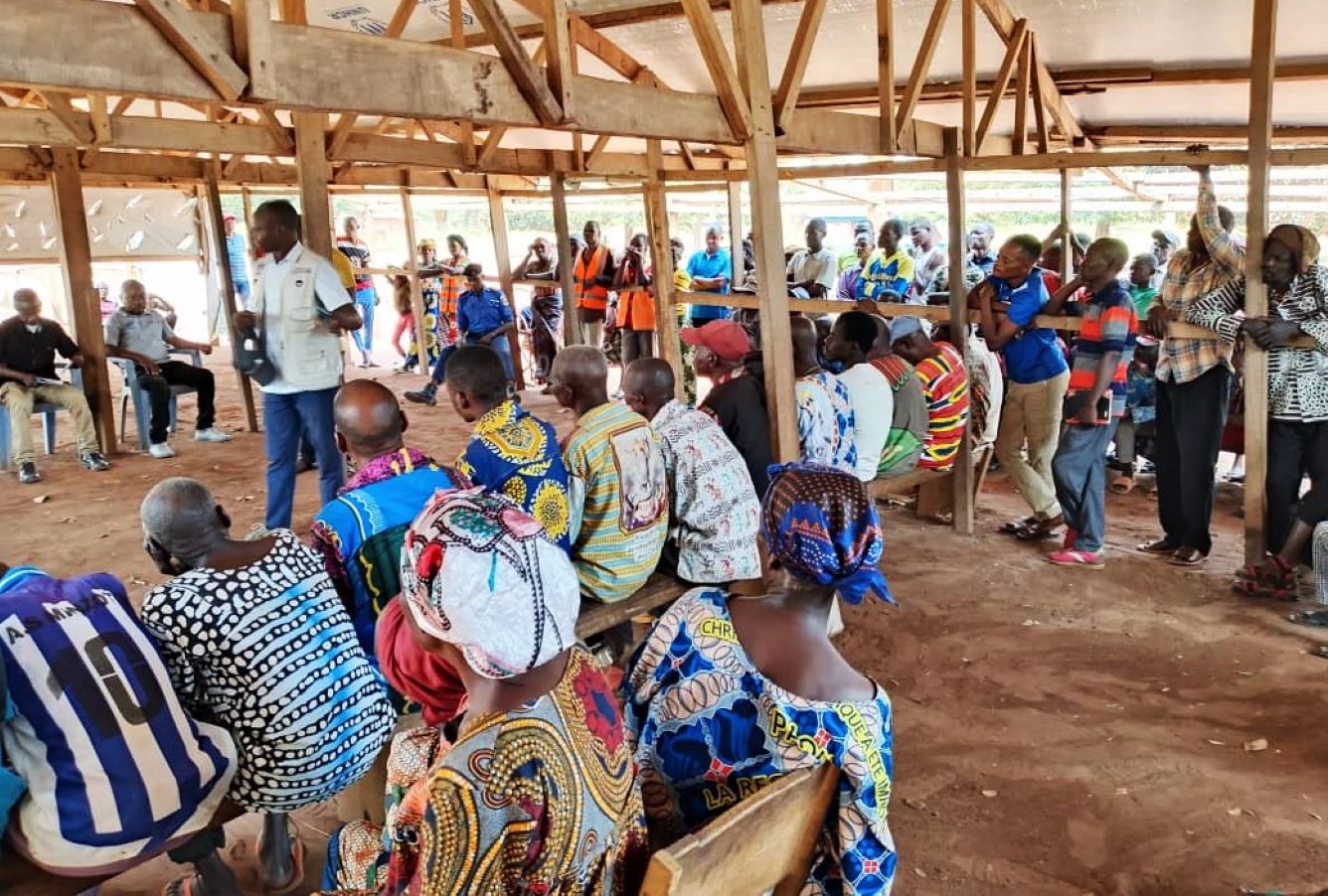 Société : des réfugiés centrafricains en RDC manifestent de rentrer