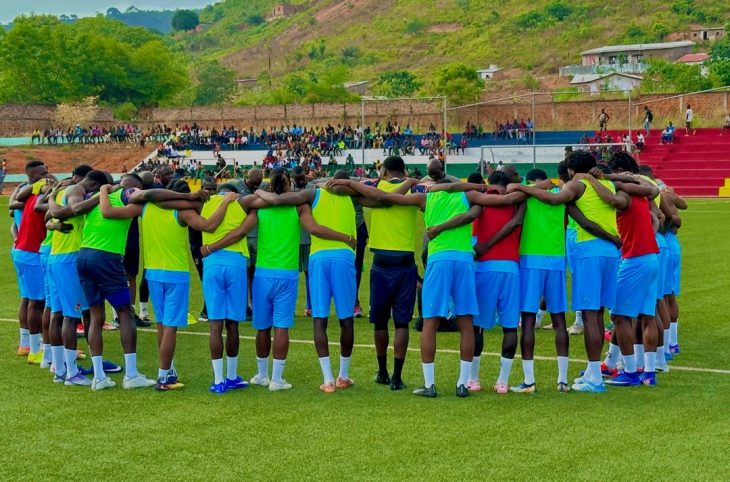 Football/semaine FIFA : première séance d’entrainement des Fauves à Bangui