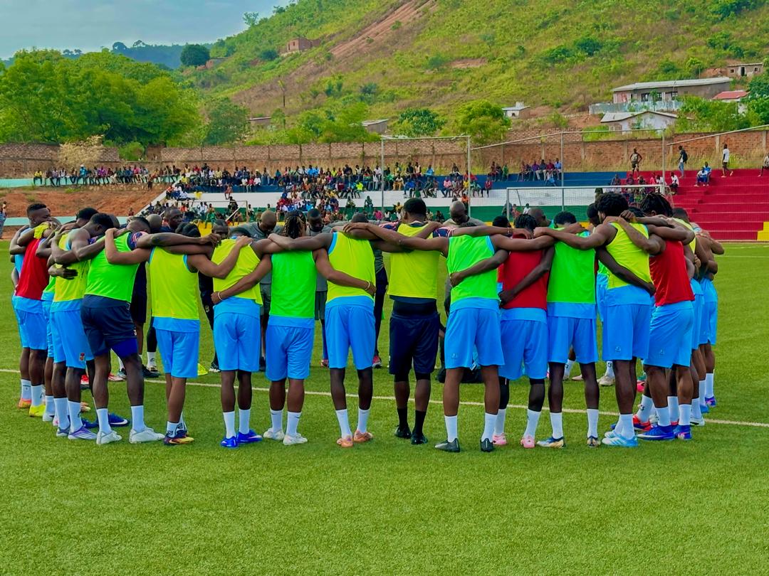 Football/semaine FIFA : première séance d’entrainement des Fauves à Bangui